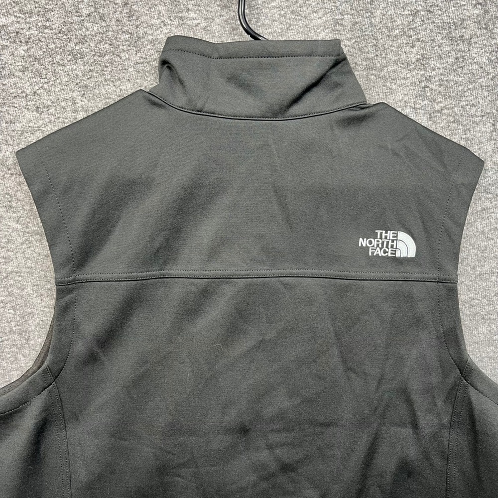The North Face Vest Mens Medium Black WindWall Softshell Hollister Logo Full Zip - Picture 15 of 16